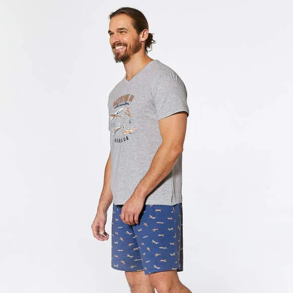 Altitude 56 Pyjama short gris