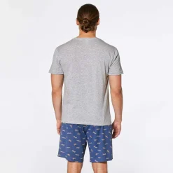 Altitude 56  Pyjama short gris