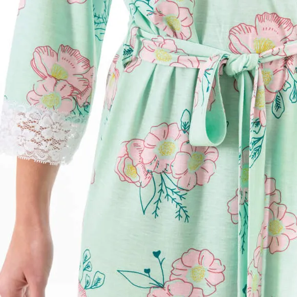 Aurore en fleurs Kimono