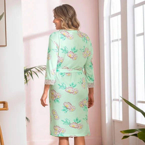 Aurore en fleurs Kimono