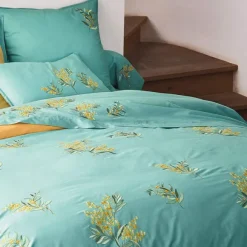 Azur et mimosa  Housse de couette
