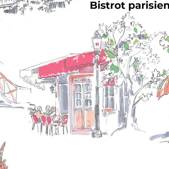 Balade dans Paris Drap
