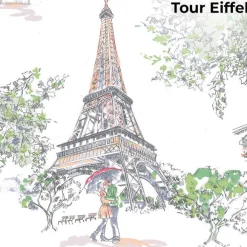 Balade dans Paris Housse de couette