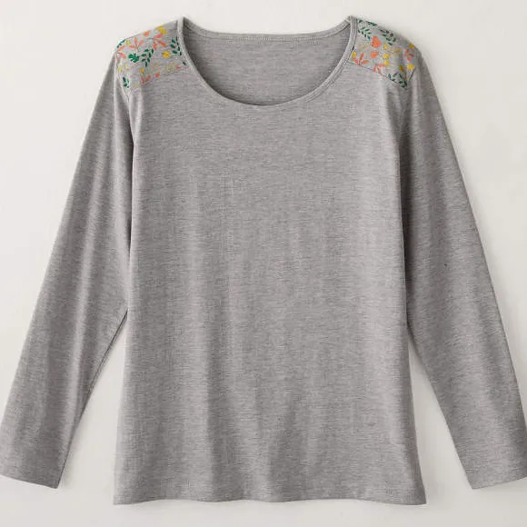 Balade en forêt Tee-shirt manches longues