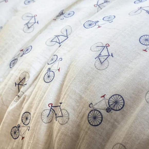 Balade à vélo Housse de couette