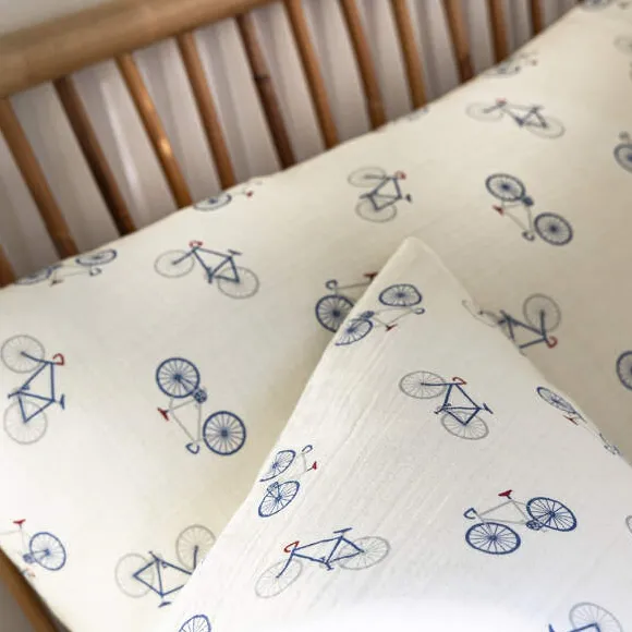 Balade à vélo Taie d'oreiller