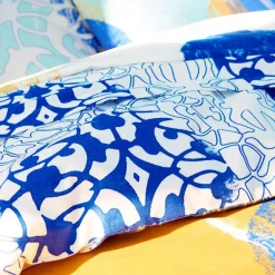 Bleu majorelleLinge de lit
