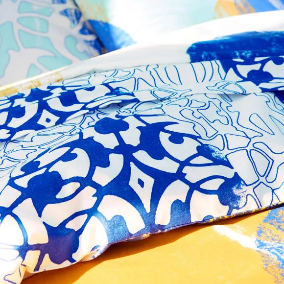 Bleu majorelleLinge de lit