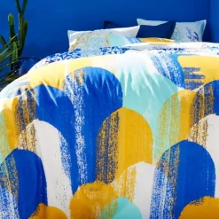 Bleu majorelleLinge de lit