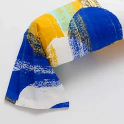 Bleu majorelleLinge de lit