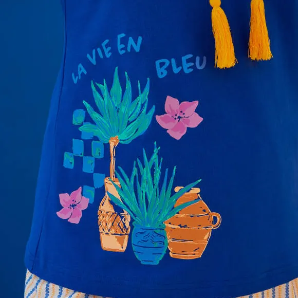 Bleu majorelle Pyjama