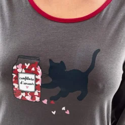 Bouquet d'amour  Maxi t-shirt gris