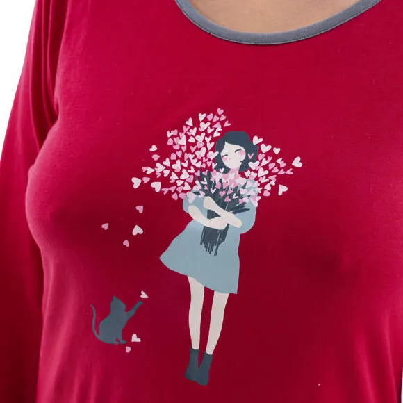 Bouquet d'amour 2 maxi t-shirts
