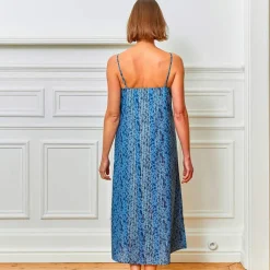 Brise dorée  Robe longue