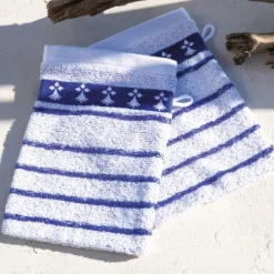 Cap sur la Bretagne  2 gants de toilette