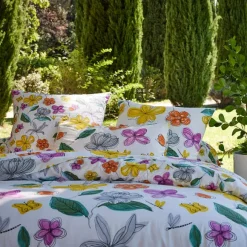 Carnet de fleurs  Drap