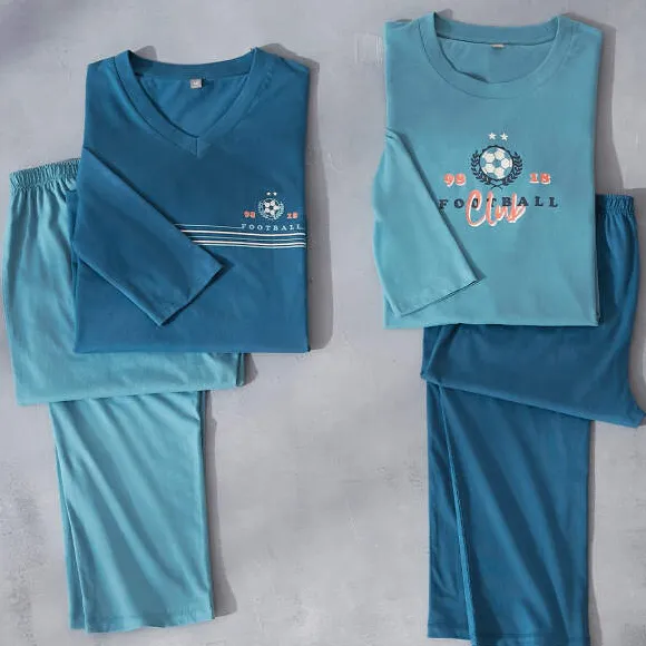 Carton bleu 2 pyjamas