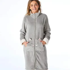 Chat neige  Robe de chambre