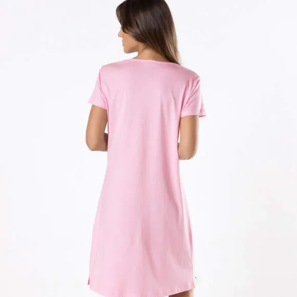 Chat pastèque Maxi t-shirt rose