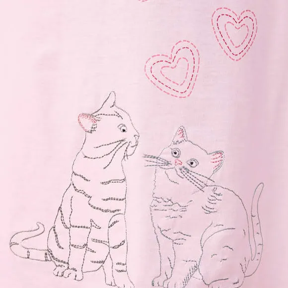 Chats amoureux Chemise de nuit