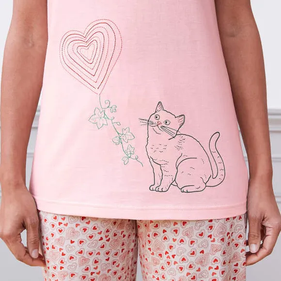Chats amoureux Pyjama