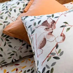Chats sur la brancheLinge de lit