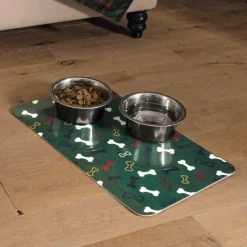 Chic écossais  Tapis pour gamelles