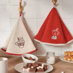 Chocolat chaud  3 torchons et 3 essuie-mains
