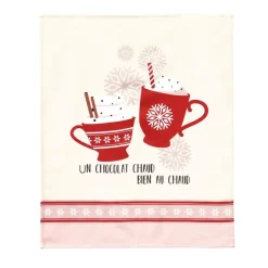 Chocolat chaud  3 torchons et 3 essuie-mains