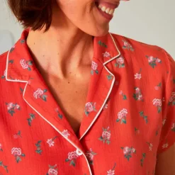 Coeur en fleurs  Chemise de nuit