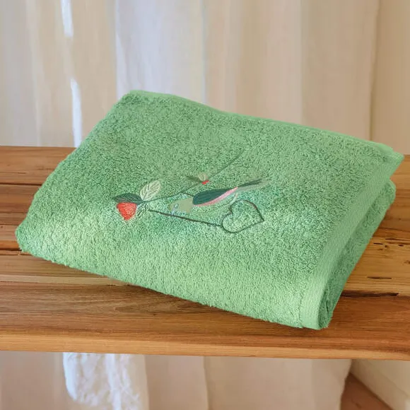 Coeur en fleursLinge de bain