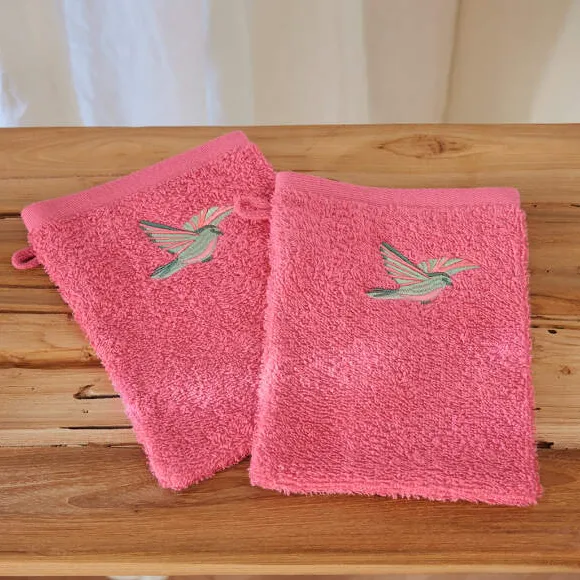Coeur en fleursLinge de bain