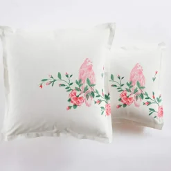 Coeur en fleursLinge de lit