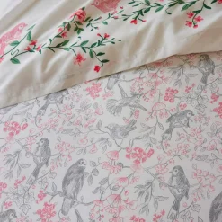 Coeur en fleursLinge de lit