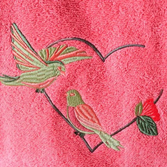 Coeur en fleurs Peignoir