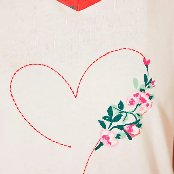 Coeur en fleurs Pyjama