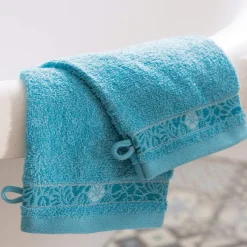 Comme un bijou  2 gants de toilette