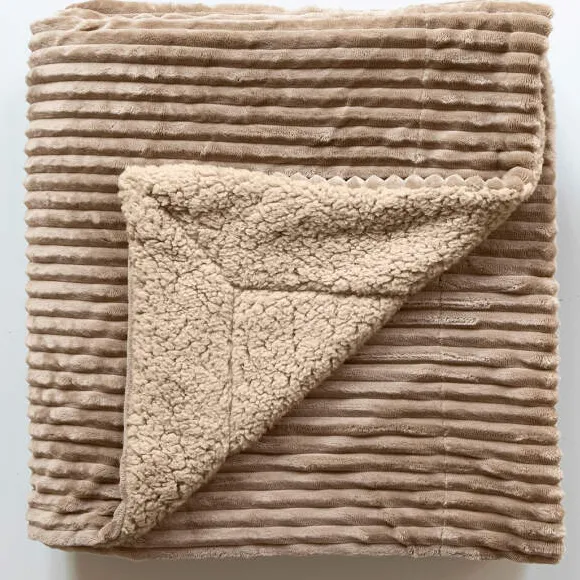 Corduroy sherpa Jeté