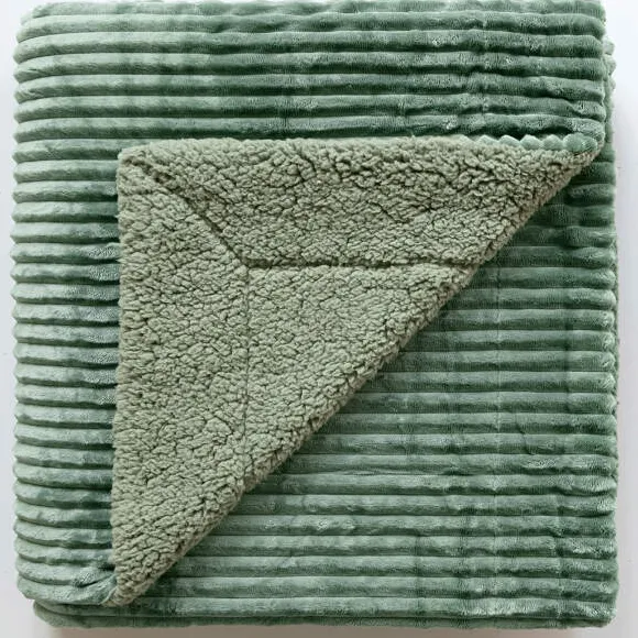 Corduroy sherpa Jeté