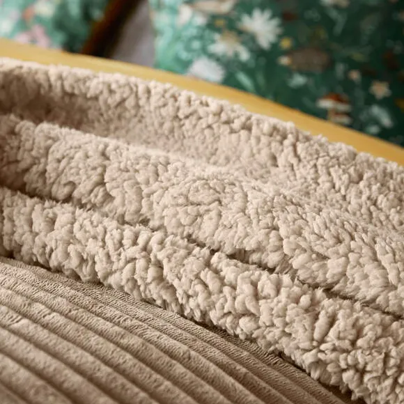 Corduroy sherpa Jeté