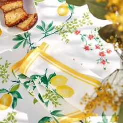 Couleur citron  Serviettes de table