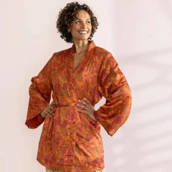 Danse avec les feuilles  Robe de chambre