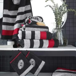 Dans la mêlée  2 gants de toilette