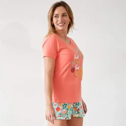 Délices exotiques Pyjama corail