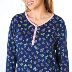 Douce envolée nocturne Chemise de nuit longue