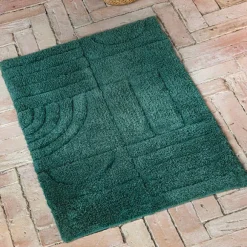 Douce géométrie Tapis de bain tufté
