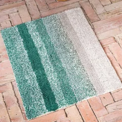 Douce géométrie  Tapis de bain tufté