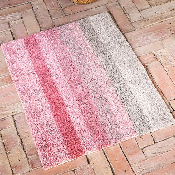 Douce géométrie Tapis de bain tufté
