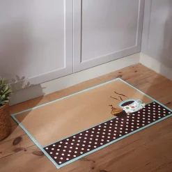 Détente et cappuccino  Tapis de cuisine
