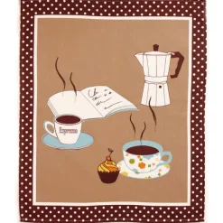 Détente et cappuccino 3 torchons